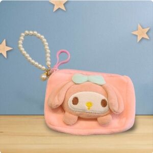 Kawaii Sanrio Plush Bag Keychain/ Wallet /Cute Coin Purse My Melody